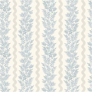 Pipkin Stripe Blue, Wallpaper 10.05m x 53cm Wallpaper Boutique