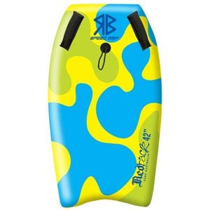 Redback Speed Grip 42" Bodyboard W/padded Handles Beach Surf Boogie Board Yellow