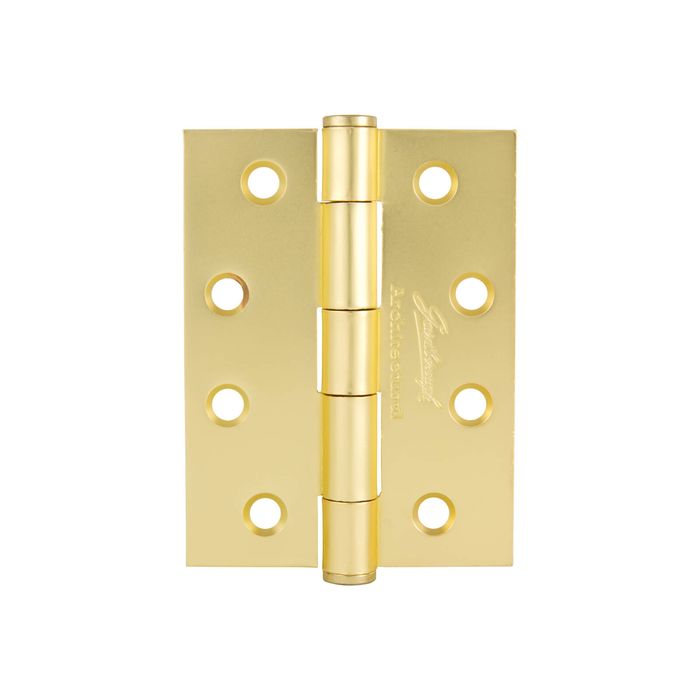 Gainsborough 100 x 75mm Satin Brass Fxd Cap Fixed-Pin HINGE2PK