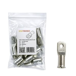 10 Pack of Exotronic 50mm² Copper Lug M6 | Bellmouth