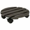 Jack 29cm Charcoal Round Pot Trolley - Charcoal