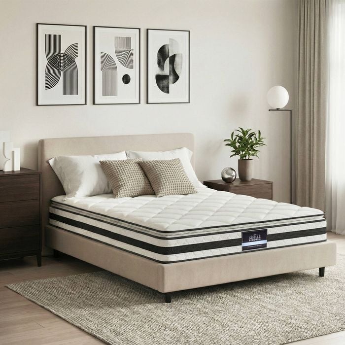 Giselle Bedding 21cm Pillow Top Bonnell Spring Double Mattress