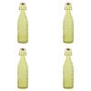 4PK Porto Pop Soda Lime Glass Bottle 30.5cm/900ml - Dot Lime