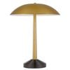 Telbix Corvus Industrial Table Desk Lamp Light Metal Antique Brass Dark Coffee Satin