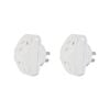 Arlec Triangular Double Adaptor - Twin Pack