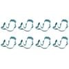 8PK R&M Mermaid Cookie Cutter Polyresin Coated Steel 11.4cm - Blue