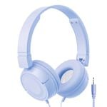 Laser Wired Foldable Headphones (Blue)