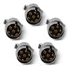 Elinz Trailer Plug 7 PIN Large Round Metal Connector Adaptor Socket Car Caravan Boat 5x