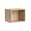 Kaboodle 460 x 400-499mm Almond Oak Customisable Microwave Open Shelf