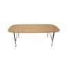 6IXTY2 Scandinavian Wooden Coffee Table - Metal Legs - Oak