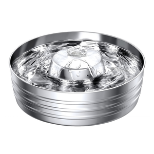 Yes4pets 3.78l Automatic Electric Pet Water Fountain Dog Cat Stainless Steel Feeder Bowl Dispenser