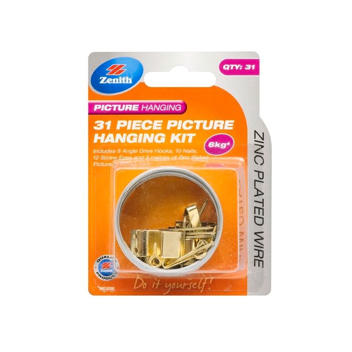 Zenith 31 Piece Picture Hanging Kit
