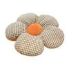 Soga Orange Flower Floor Cushion Throw Pillow Home Decor