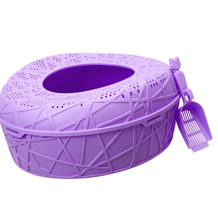 YES4PETS XL Portable Cat Toilet Litter Box Tray House with Scoop