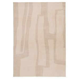 Loopsie-180cm X 120cm-edgemere Beige Printed Washable Rug