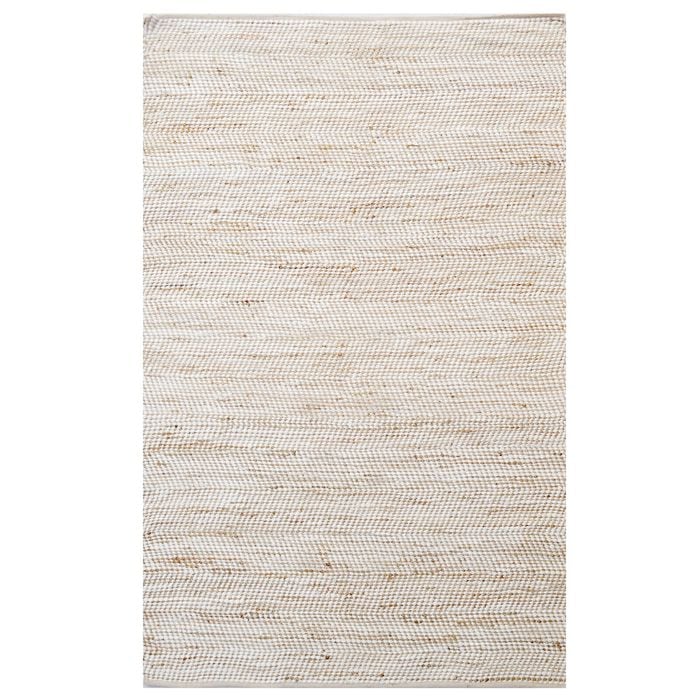 Handwoven Natural Jute Rug-Jamaica 1104-Natural-190x280cm