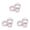 3 x 3pc Wiltshire 3 Sizes Scone and Cookie Round Cutters - Pastel Pink