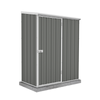 Absco Sheds 1.52 x 0.78 x 1.95m Woodland Grey Space Saver Single Door Garden Shed