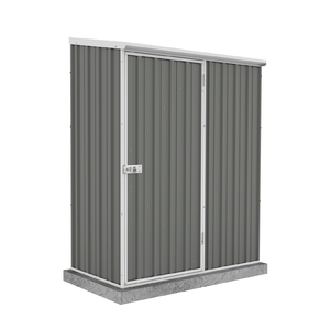 Absco Sheds 1.52 x 0.78 x 1.95m Woodland Grey Space Saver Single Door Garden Shed