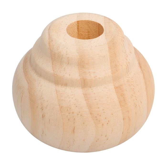 80mm Untreated Clear Pine Round Feet
