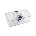 Boxsweden 2.8L Clear Crystal Hinged Storage Container
