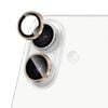 Metal Camera Lens Glass Individual Eagle Protector Cover - For Apple iPhone 17 (Champagne)