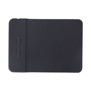 2 in 1 Foldable Mouse Pad With 10W Wireless Charger PU Leather - Black