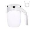 Catzon Self Stirring Coffee Cup 380ml Usb Automatic Magnetic Mixing Mug With Lid-white