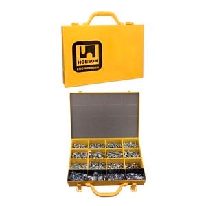 Hobson Engineering M6 Zinc Plated 1185 Piece Fastener Kit