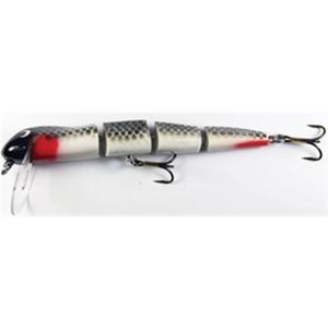 Taylor Made Rattling Reptile 180mm Hard Body Fishing Lure WL White With Grey Scale