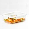 Kitchen Pro VersaLock Rectangular Glass Container 1.5L White