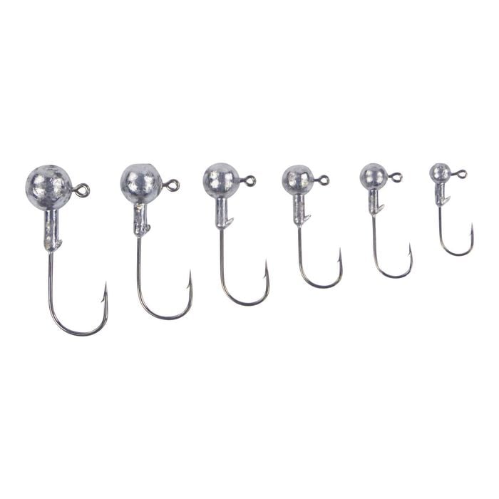 Swimerz 10.0 Gram Round Jig Head, 3/8oz 2/0 Hook, 9 Pack