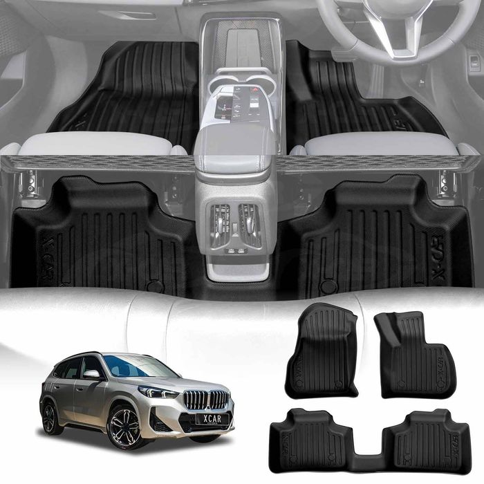 3d Floor Mats For Bmw X1 U11 Series 2022-onwards Heavy Duty All Weather Car Mats Carpet Liner Set Car Accessories
