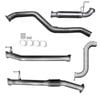 Ignite Exhausts Turbo Back For Isuzu D-max 4jj3 No Cat & Hotdog Raw Aluminised Steel