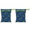 2PK Splosh Out & About Dino Waterproof Kids/Children Wet Bag 40x30cm Blue