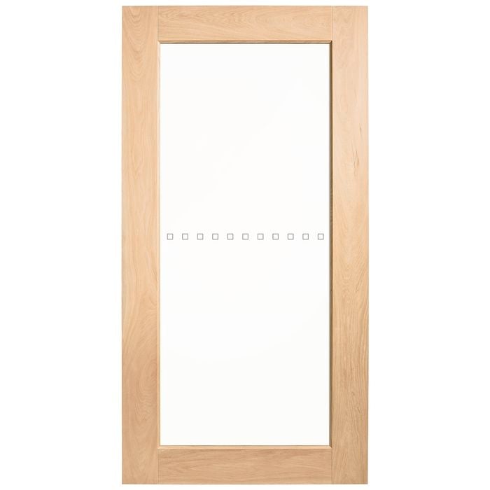 Corinthian 2340 x 1020 x 40mm Entrance Door Blonde Oak Clear Glass AWOWS21 - 1020mm