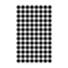 Moda 310x190mm Gingham Black Greaseproof Paper Pack Of 2000