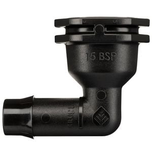 Pope 13 x 15mm Barbed Female Threaded Elbow - Single