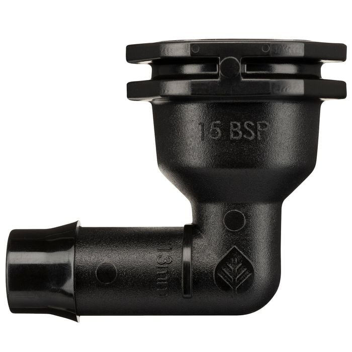 Pope 13 x 15mm Barbed Female Threaded Elbow - Single