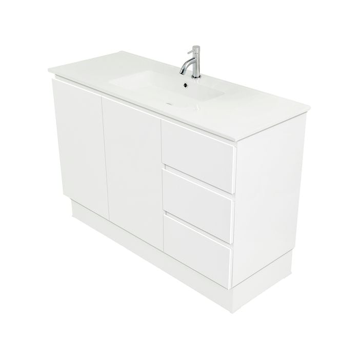 CIBO 1200mm White Tonic Full Height Vanity