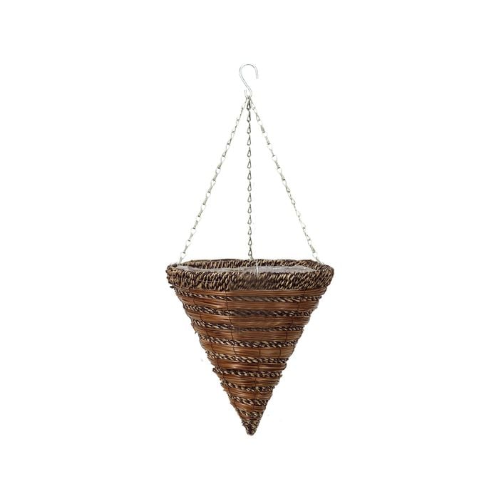Brunnings 35cm Sisal Cone Hanging Basket
