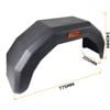 Sunrise Single Guard Plastic Four Fold With Reflector - 13" Wheel - Sgp4f13