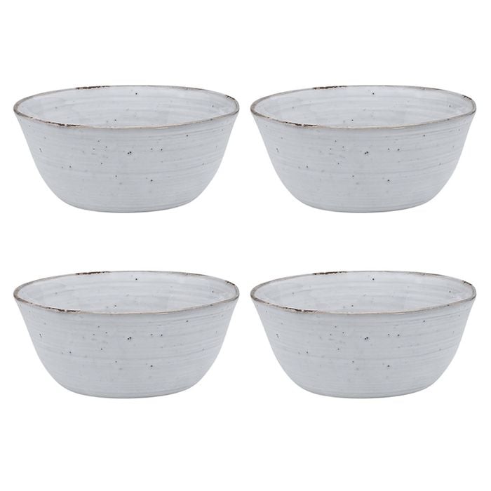 4PK Ecology Ottawa Orchid Stoneware Round Food Bowl 15.5cm