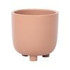 180 x 180mm Clay Small Ceramic Footed Pot