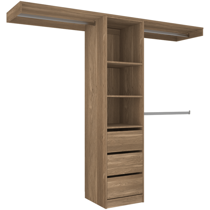 Lugna 2100mm Cove Pack 4 Opening Built In Wardrobe Package