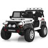 Costway 12V Kids Ride On Car Electric Ride-On Truck Vehicle Toy White