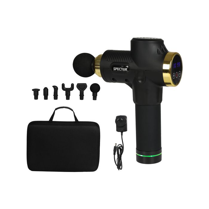 Spector 30 Speeds Electric Massage Gun Black