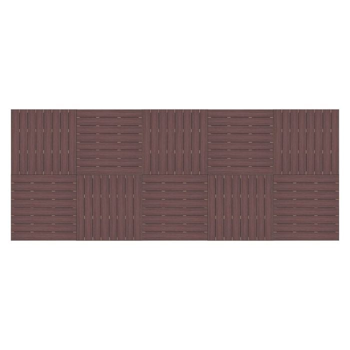 Good Times Decking 110-150mm (High) x 2288 x 5720mm Riverbank Red Ekodeck 10 Module Kit