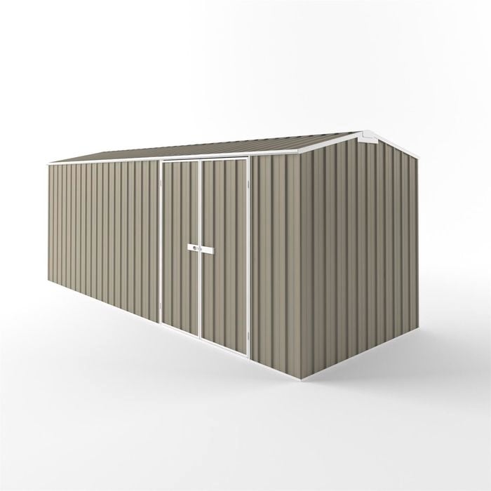 EnduraShed 6 x 2.25 x 2.35m Tall Truss Roof Garden Shed - Stone