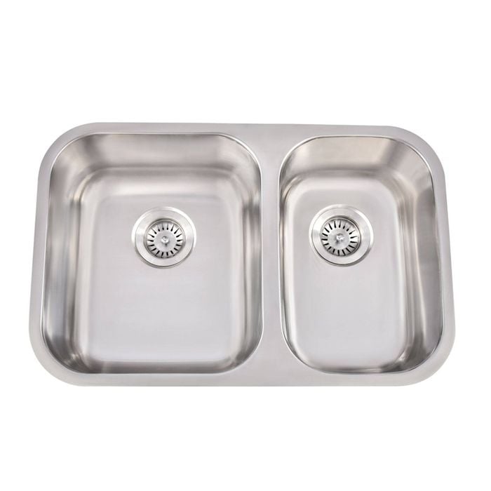 Estilo 1 And 3/4 Bowl Square Sink